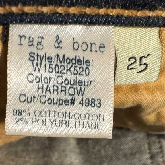 RAG & BONE SKINNY JEANS - Picture 7 of 9